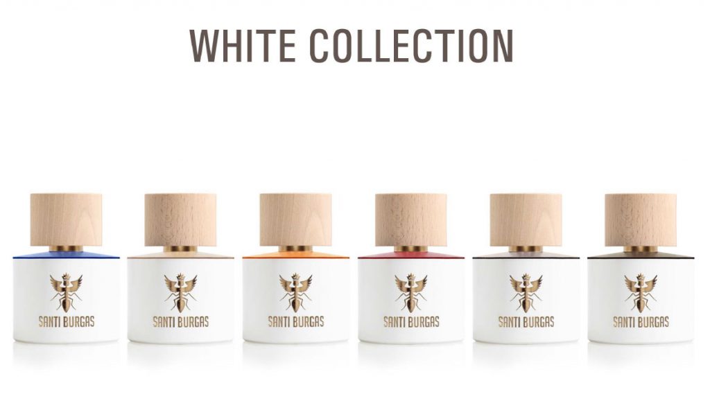 White collection. Santi Burgas. Santi Burgas Loant. Духи Санти. Santi Burgas Eau dada.